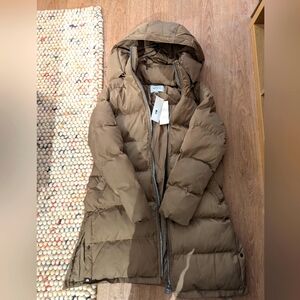 Matt & Nat Puffer Coat (Size small in taupe)